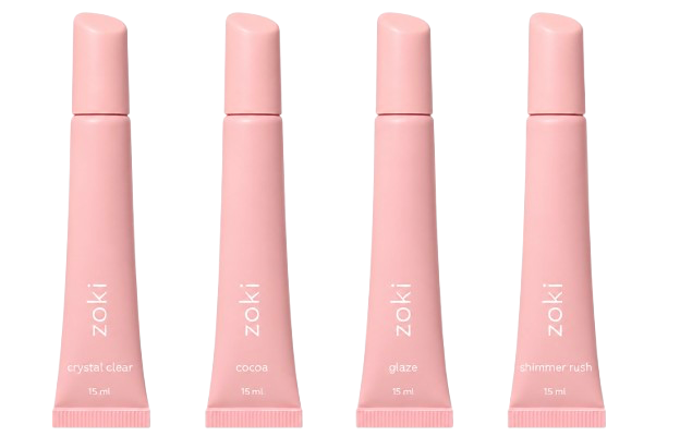 Zoki lip gloss tubes